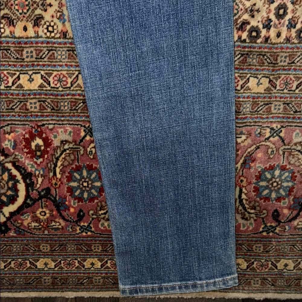 Embroidered Floral Blue Jeans - Picture 9 of 16
